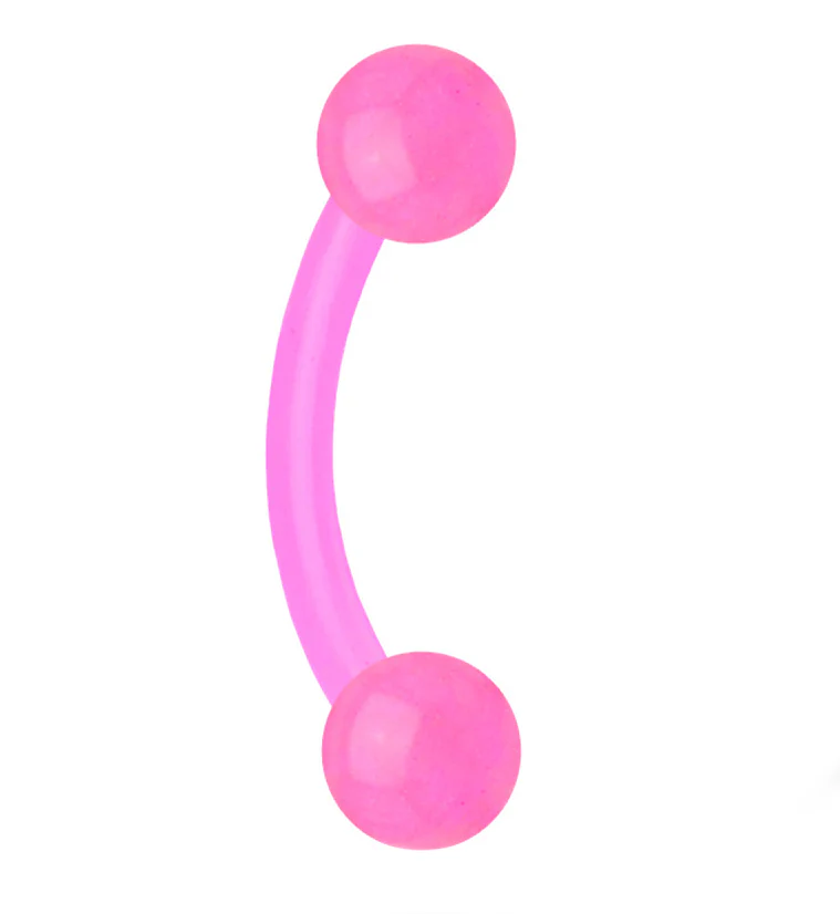 Glow In The Dark Curved Barbell - Image 5