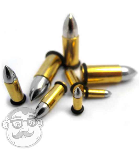 Gold Bullet Steel Plugs - Image 2