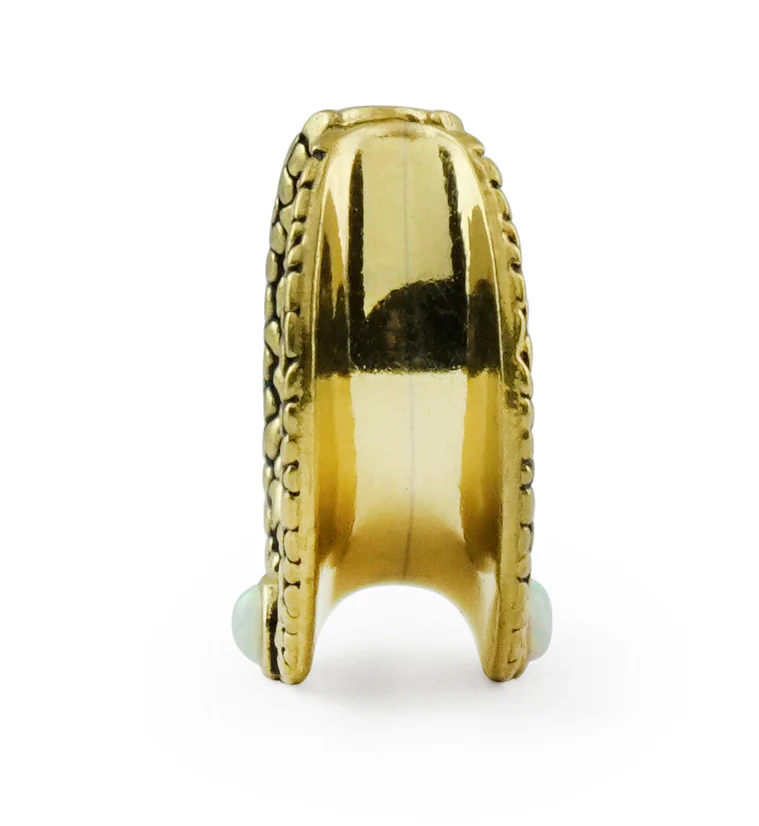 Gold Opalite Osteo Stainless Steel Saddles - Image 3