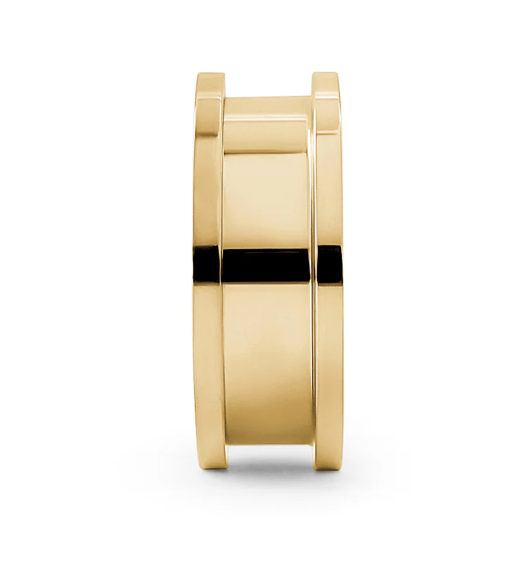 Gold PVD Stainless Steel Screw on Tunnels - Image 2