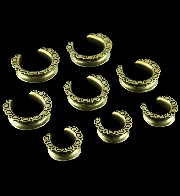 Gold PVD Petal Saddles - Image 3