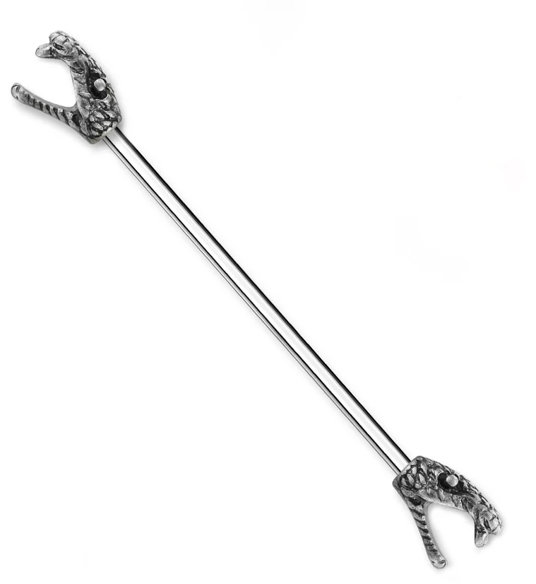 Gold Snake Industrial Barbell - Image 2