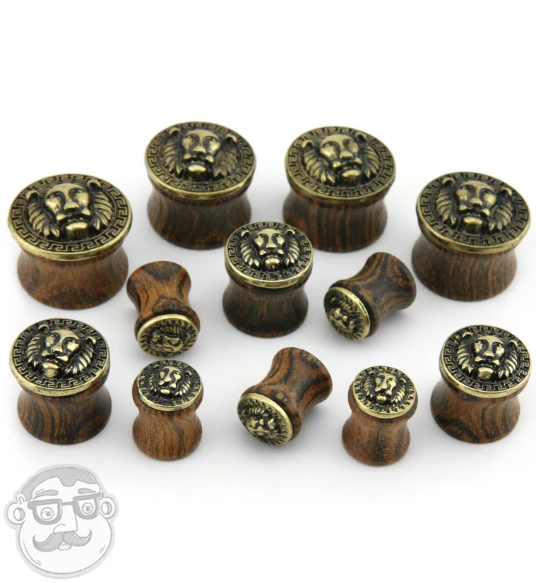 Golden Lion Rosewood Plugs - Image 2