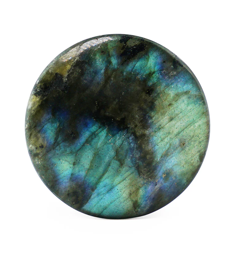 Grade A Labradorite Stone Plugs - Image 5