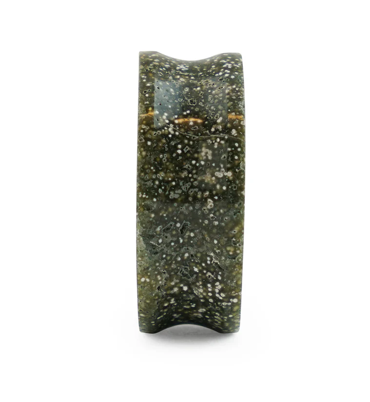 Grade AA Ocean Jasper Stone Plugs - Image 5
