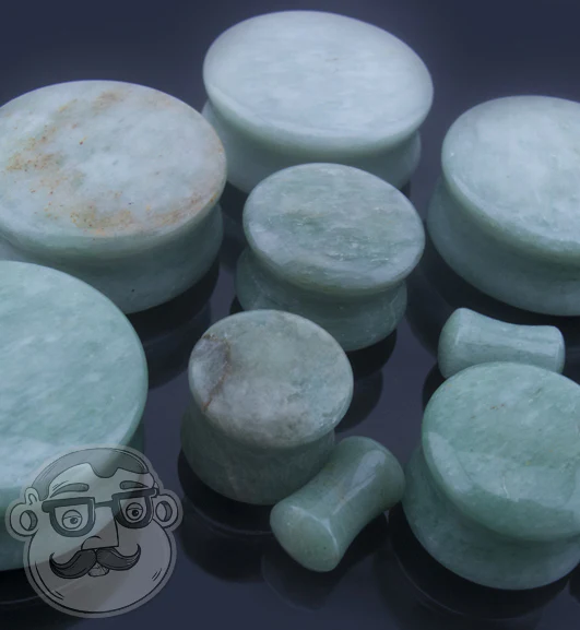 Grade B Amazonite Stone Plugs - Image 7