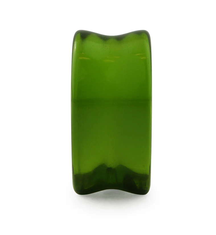 Green Alien Glass Reverse Teardrops - Image 4