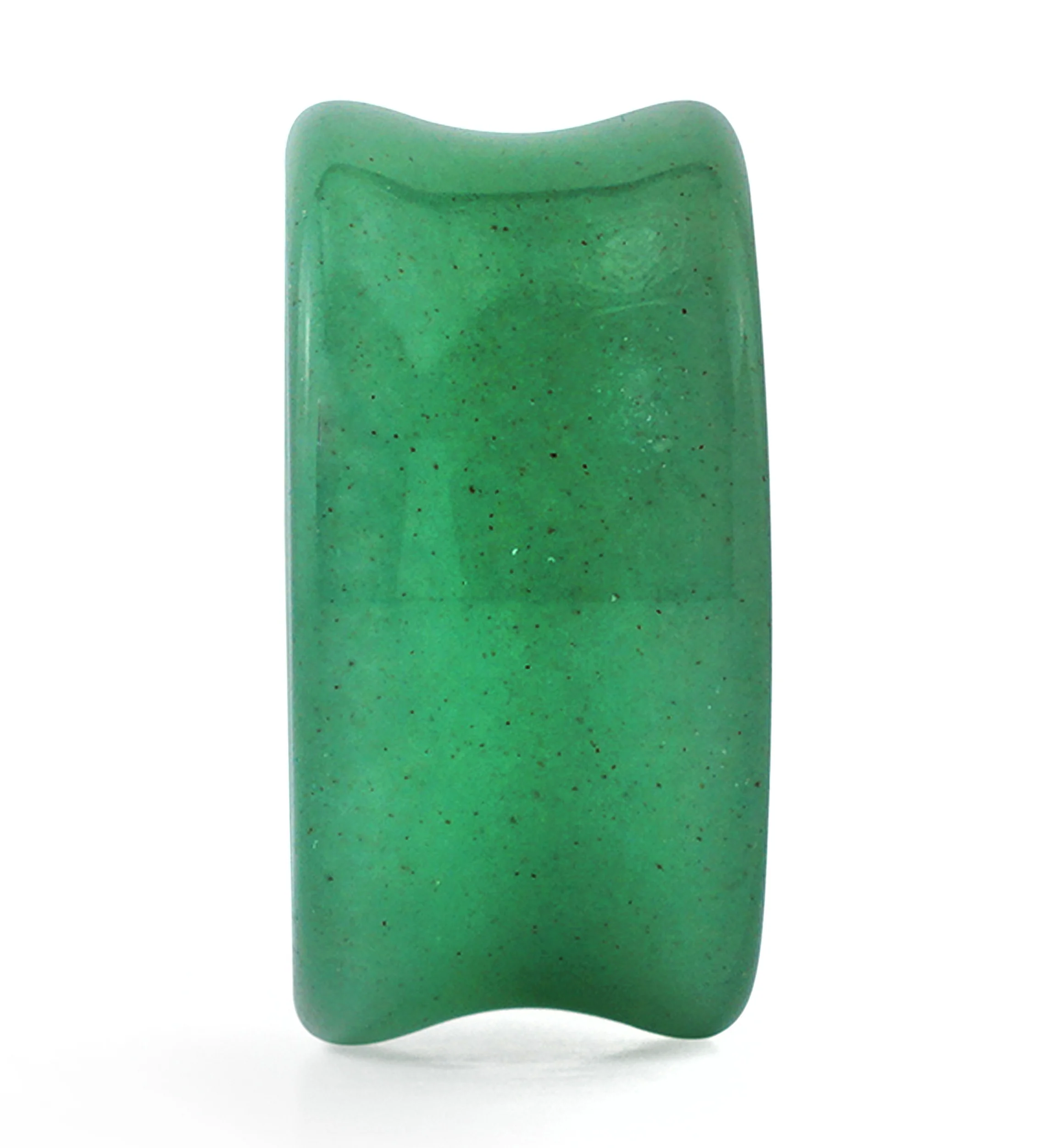 Green Aventurine Stone Thick Wall Tunnels - Image 4