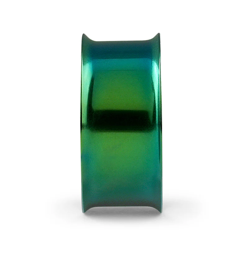Green Stainless Steel Double Flare Tunnels - Image 3