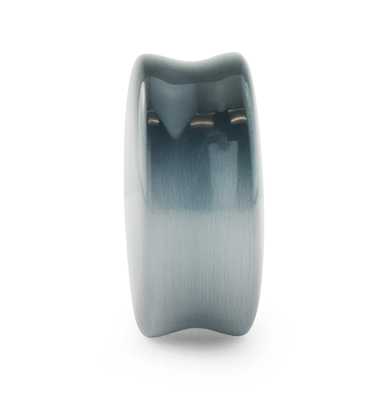 Grey Cat's Eye Glass Plugs - Image 6