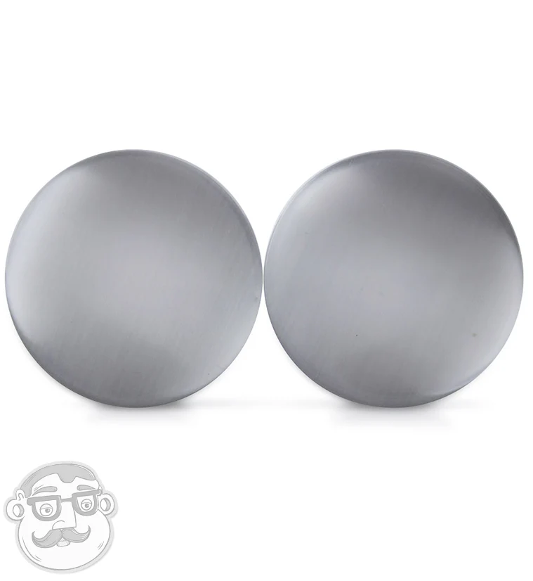 Grey Cat's Eye Glass Plugs - Image 8