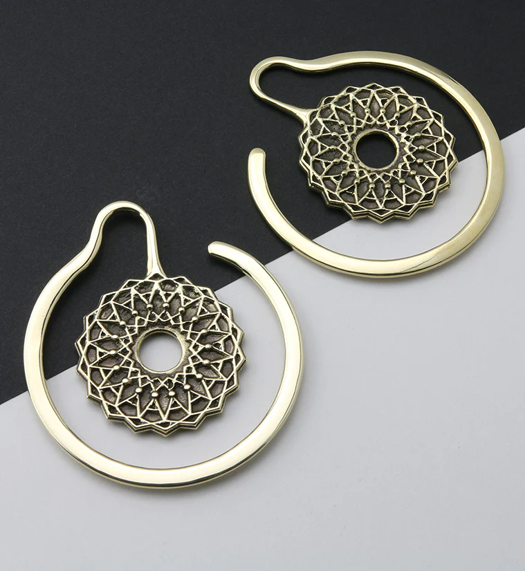 Gyral Brass Ear Weights - Image 2