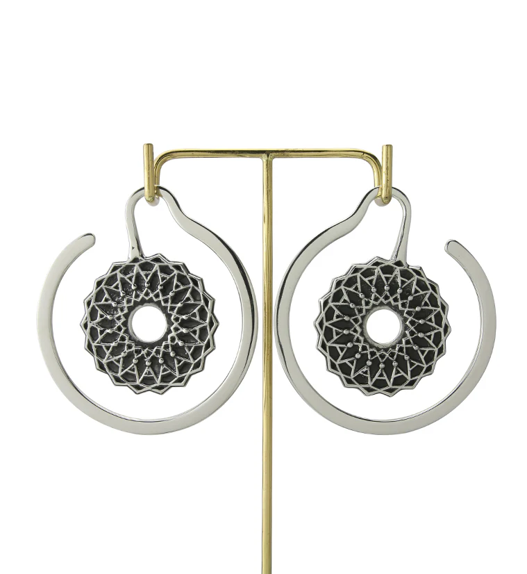 Gyral White Brass Ear Weights - Image 4