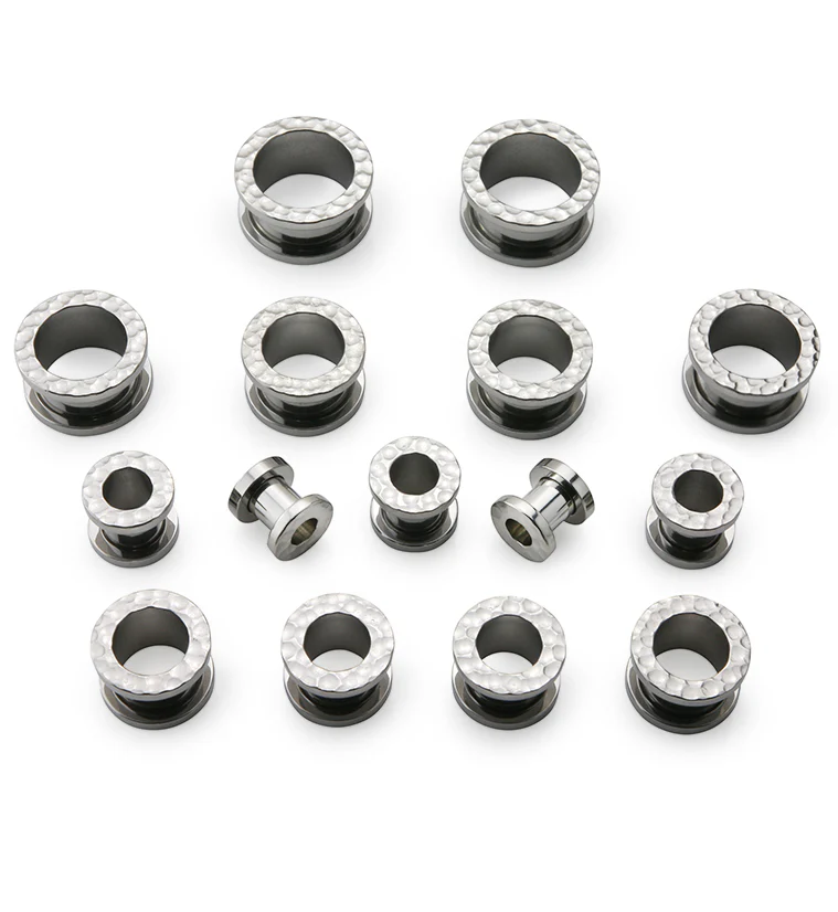 Hammered Stainless Steel Tunnels - Image 3
