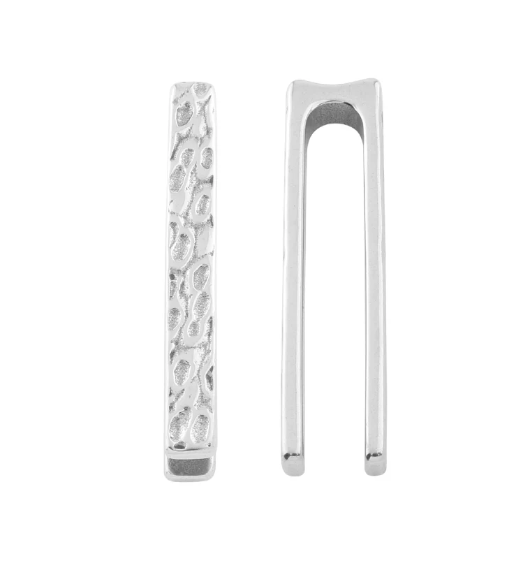 Hammered Tower Bar Ear Weights - Image 3