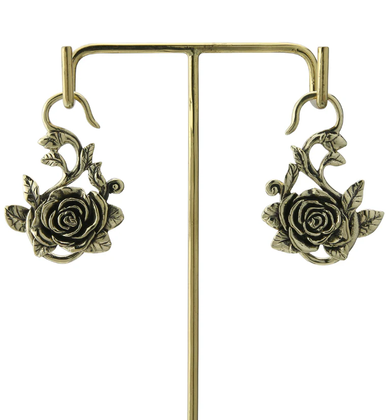 Hanging Rosebud Ear Weights - Image 4