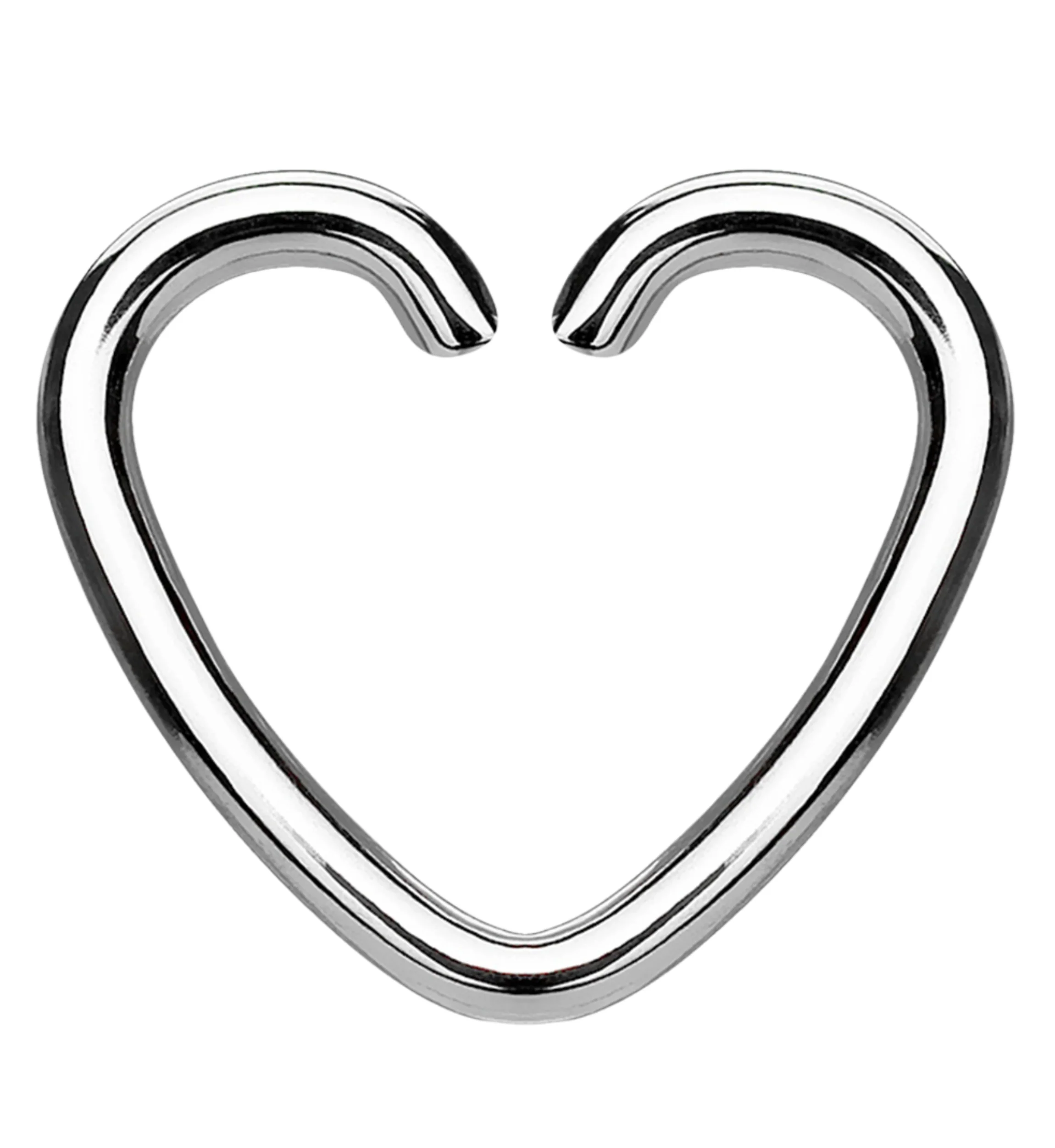 Heart Daith Cartilage Stainless Steel Earring