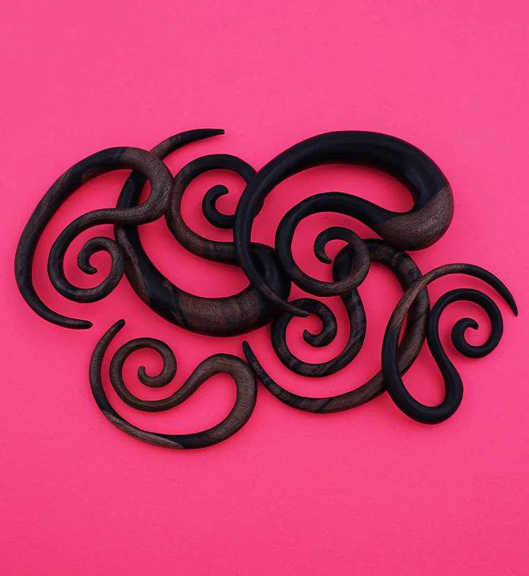 Helical Areng Wooden Spiral Hangers - Image 3