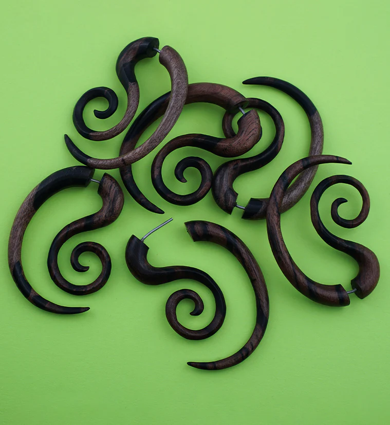 Helical Areng Wooden Spiral Hangers - Image 5