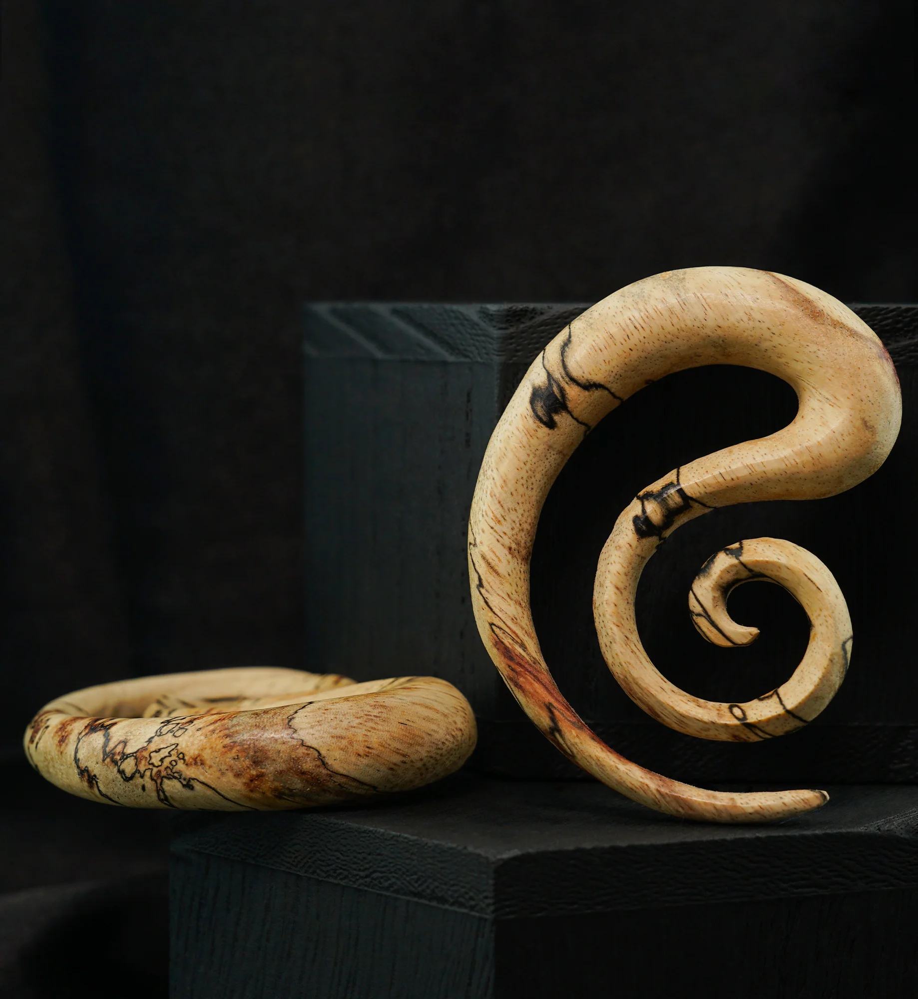 Helical Tamarind Wood Hangers - Image 2