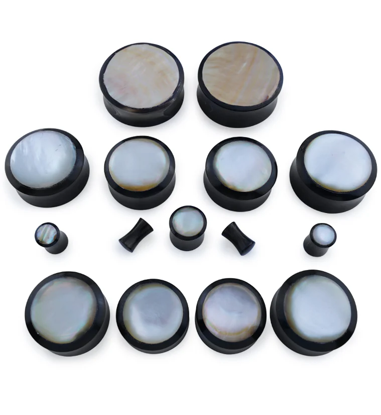 Horn Plugs With Mother of Pearl Inlay - Image 4