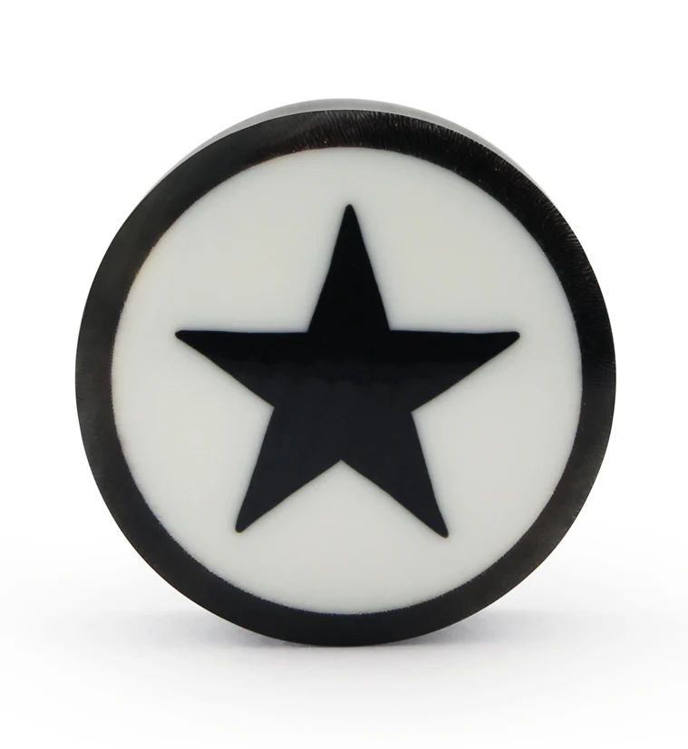 Horn Plugs with Star Design Inlay - Image 2