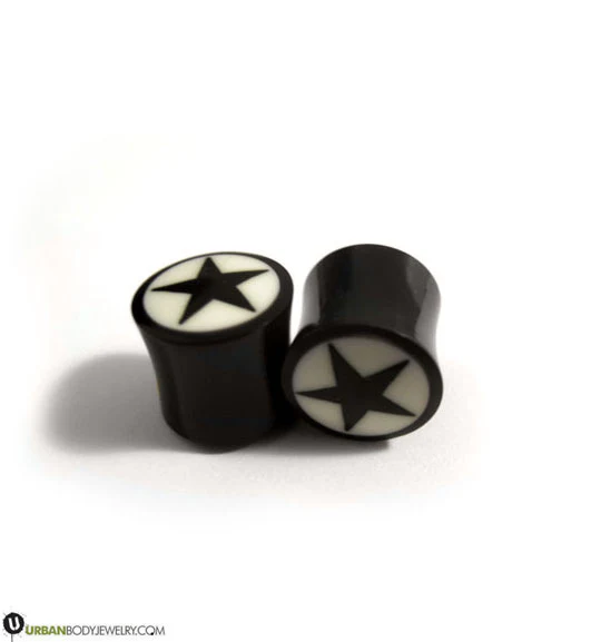 Horn Plugs with Star Design Inlay - Image 6