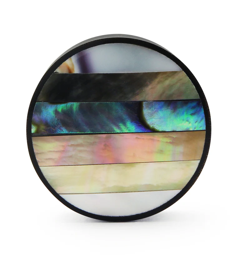 Horn Plugs With Striped Shell Inlay - Image 2