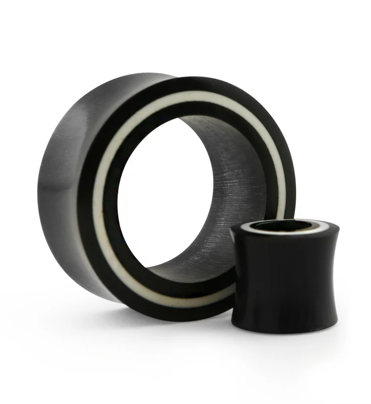 Horn With Bone Inlay Tunnel Plugs