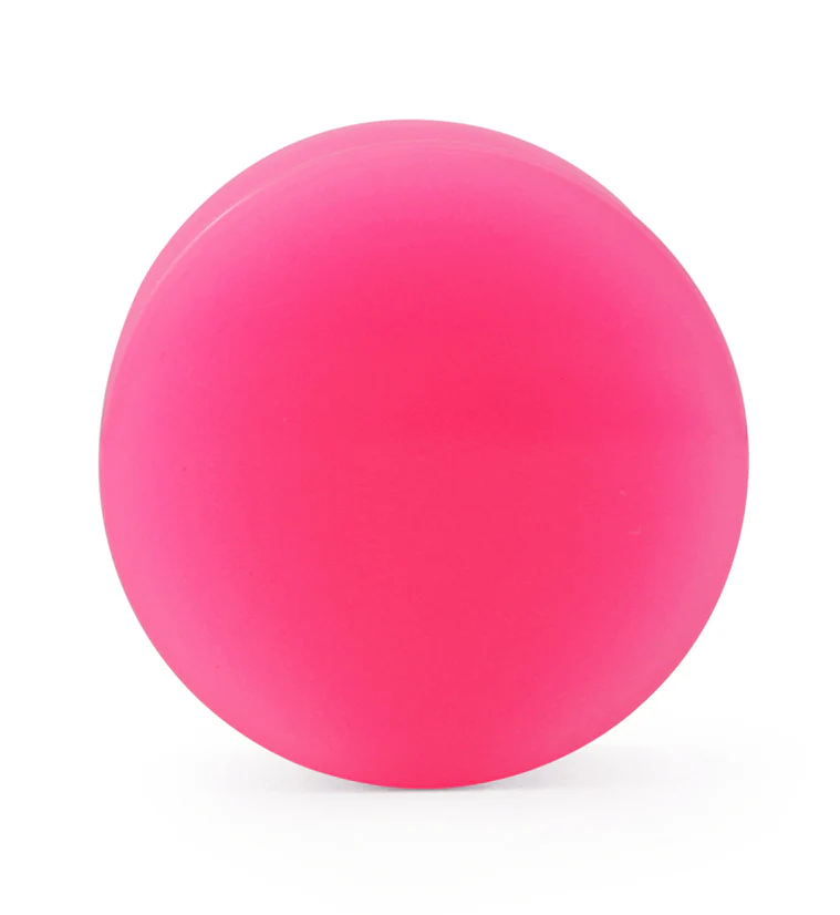 Hot Pink Double Flare Solid Plugs - Image 3