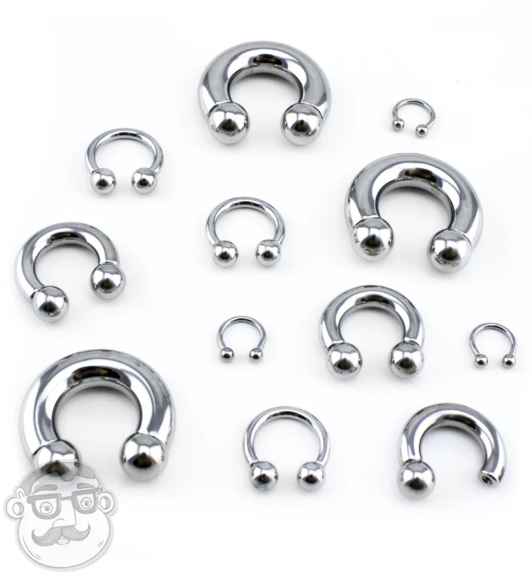 Internally Threaded Stainless Steel Circular Barbell - Image 5