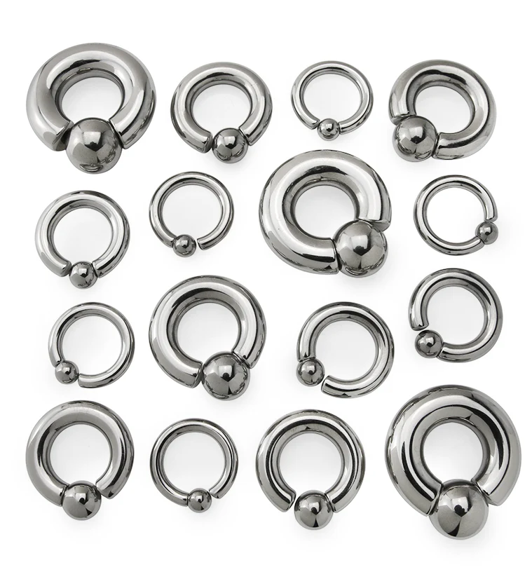 Internally Threaded Titanium Captive Bead Ring - Image 2