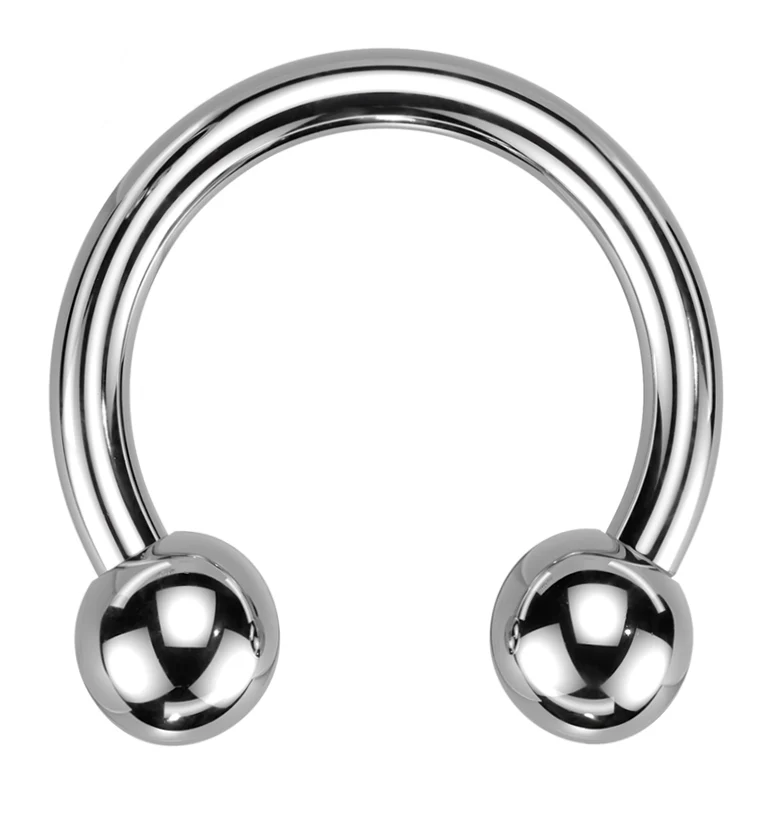 Internally Threaded Titanium Circular Barbell