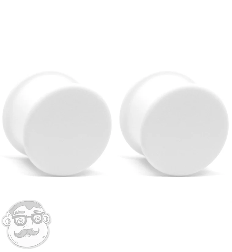 Kaos White Silicone Hollow Plugs - Image 5