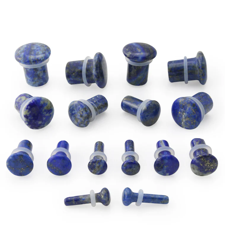 Lapis Lazuli Stone Plugs - Single Flare - Image 3