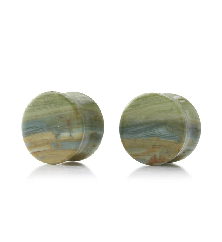 Larsonite Stone Plugs 5/8" (16mm) - Version 1 - Image 2