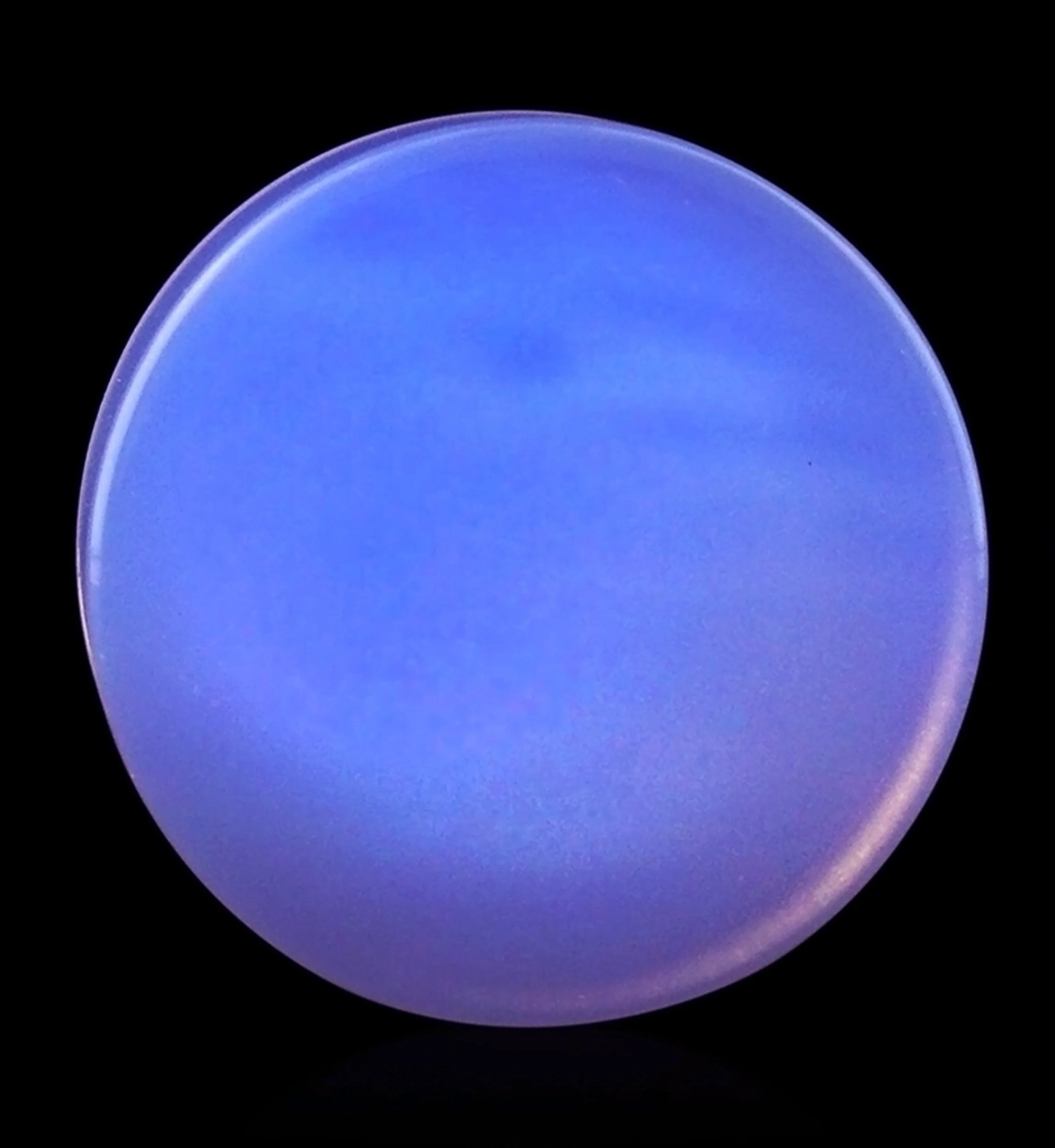 Lavender Opalite Glass Double Flare Plugs - Image 6