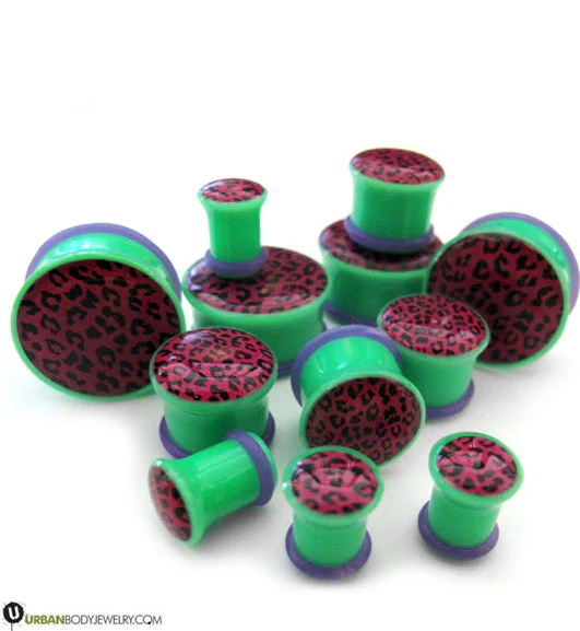 Leopard Green Plugs - Image 4