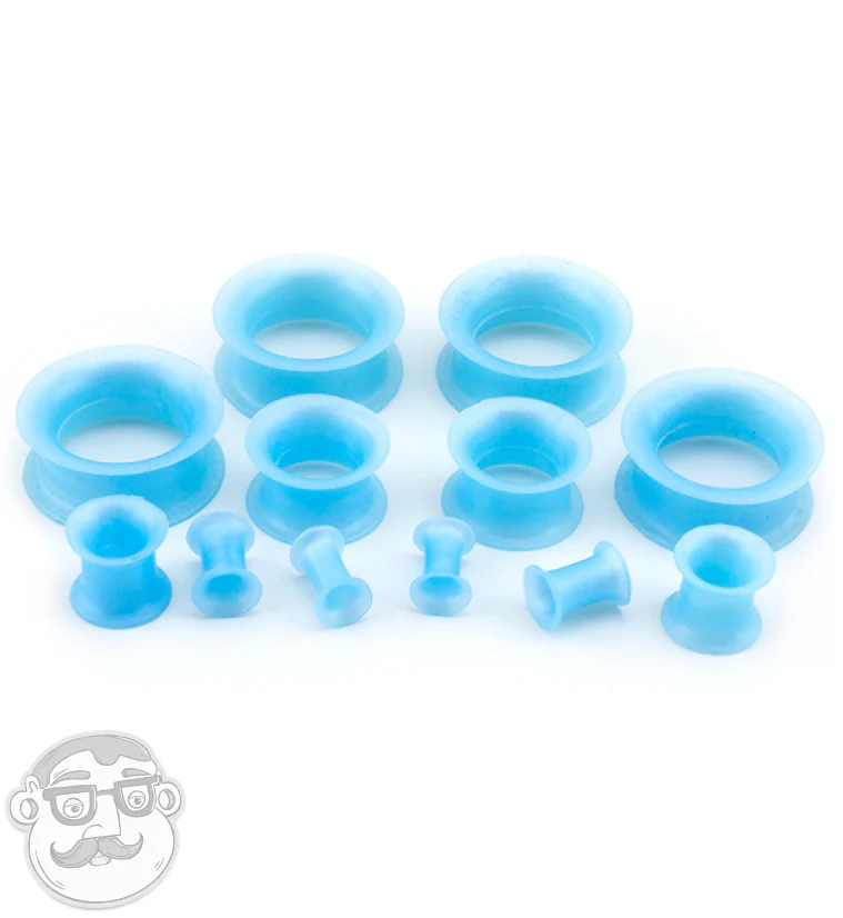 Light Blue Silicone Ear Skins - Image 3