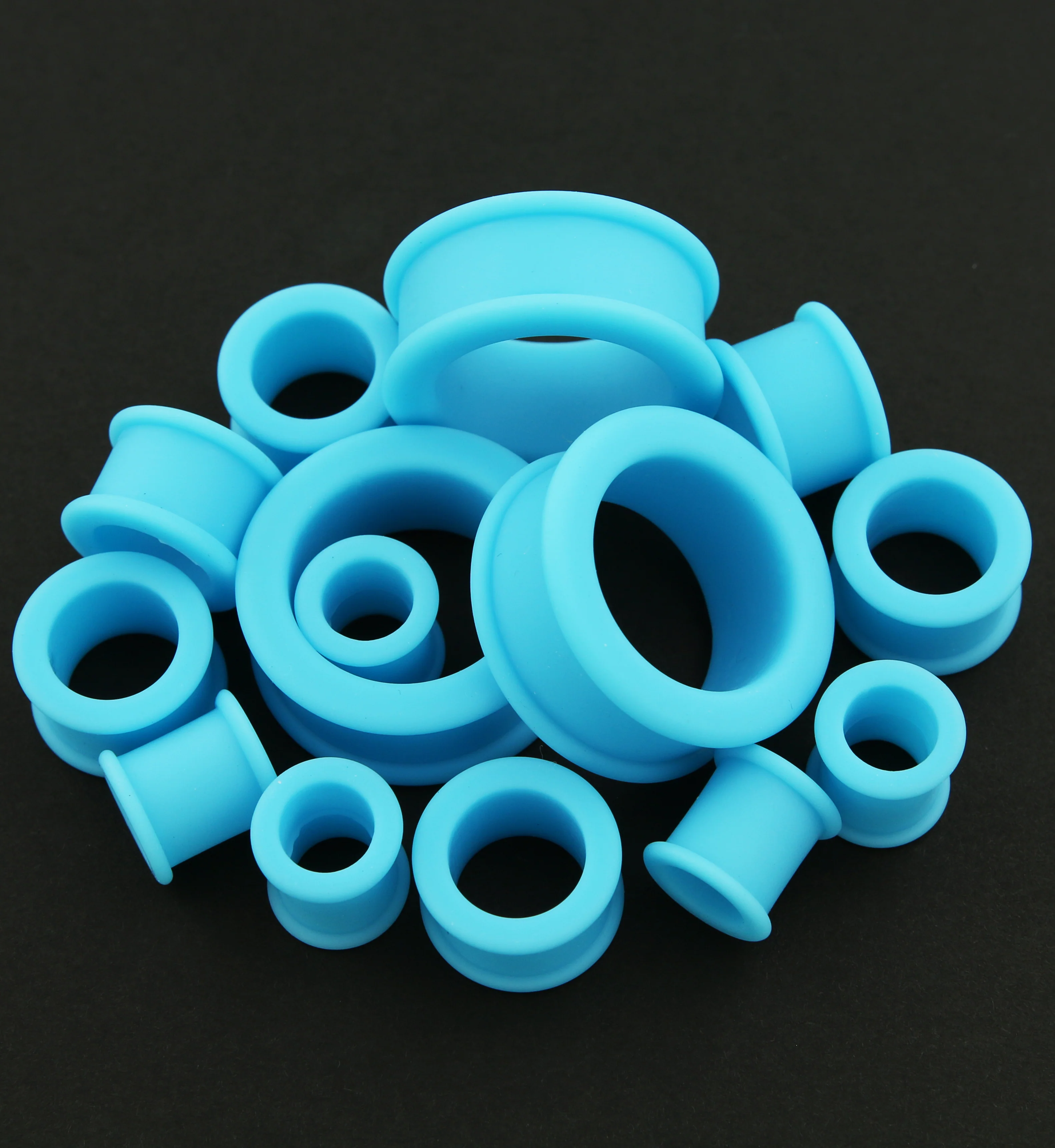 Light Blue Silicone Tunnels - Image 2