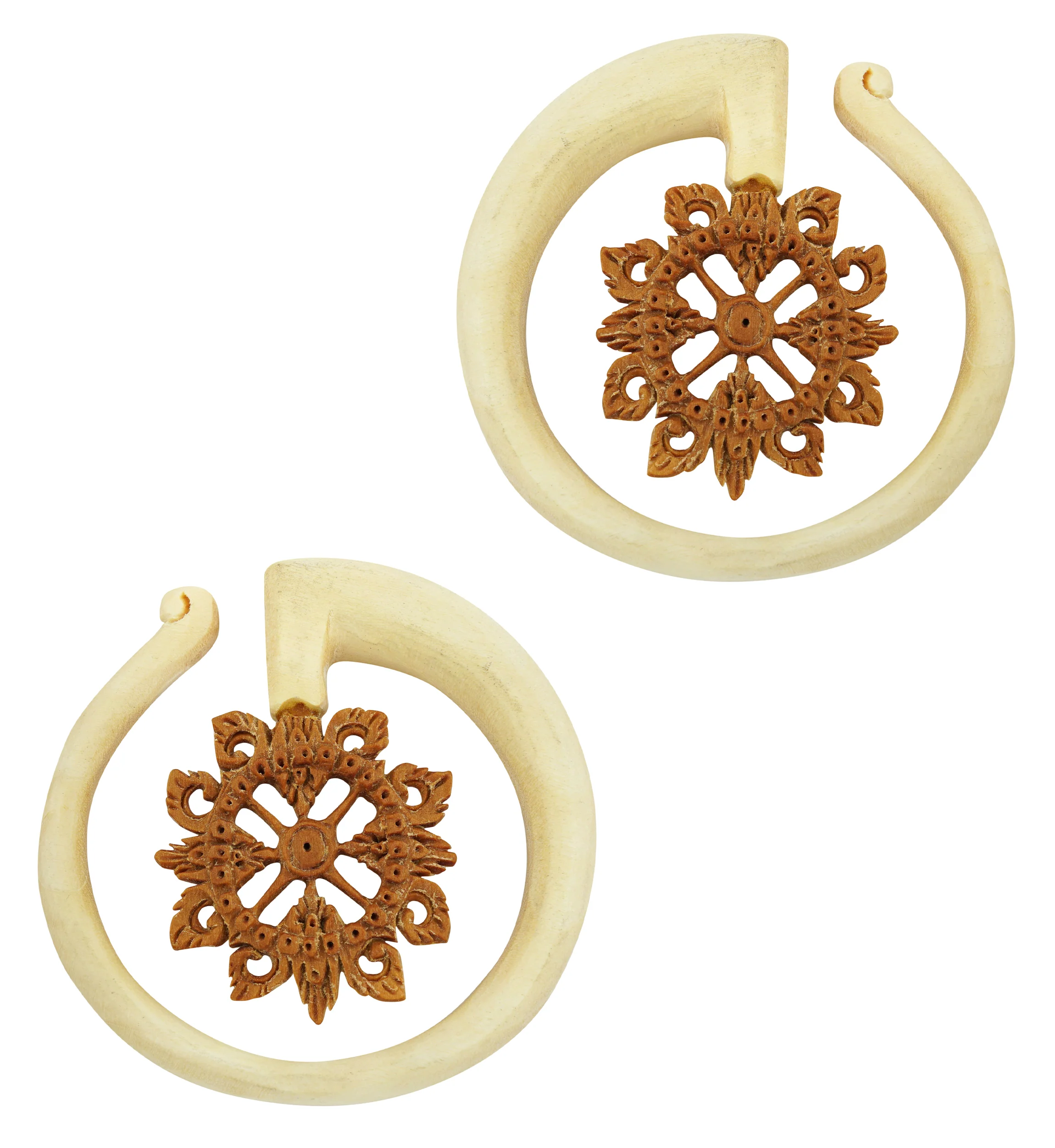 Lineal Flare Double Wood Hangers - Image 3