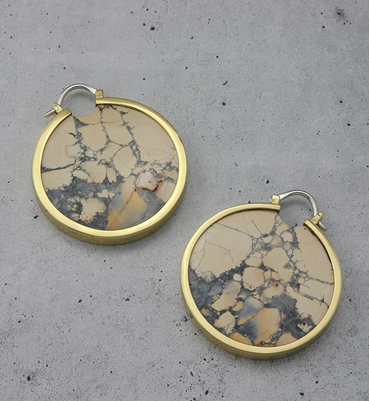 Maligano Jasper Stone Disc Ear Weights - Image 4
