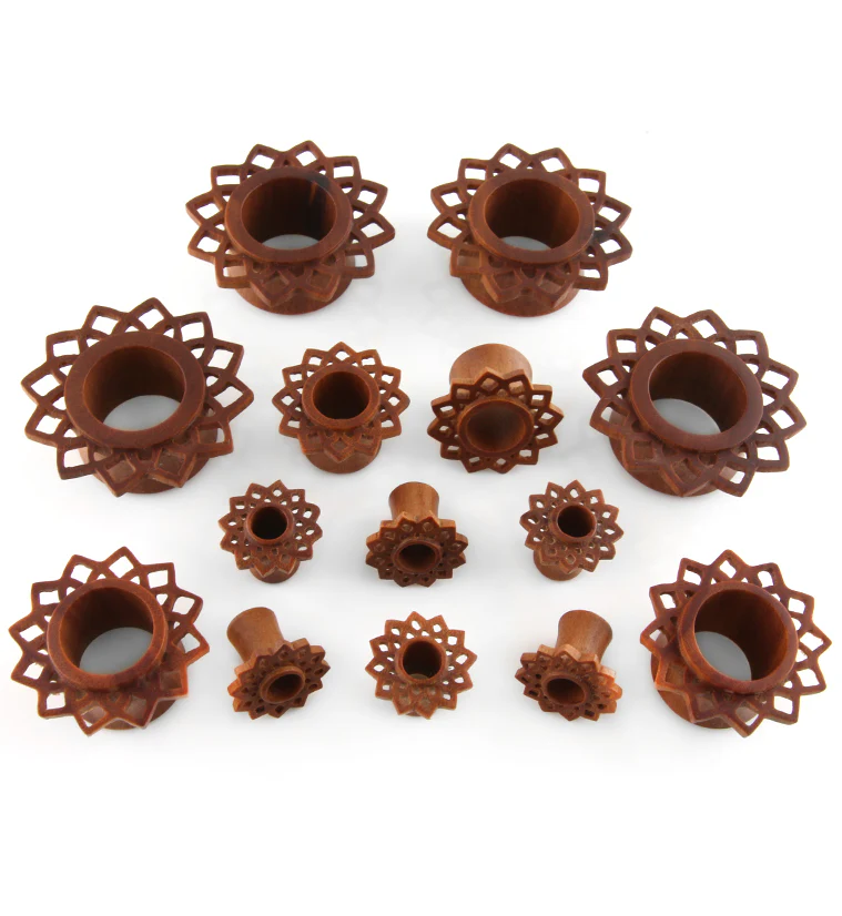Mandala Flower Saba Wood Tunnels - Image 4