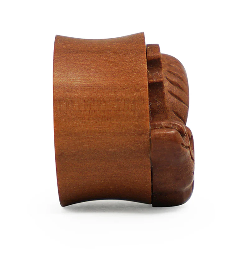Marlin Carved Saba Wood Tunnels - Image 4