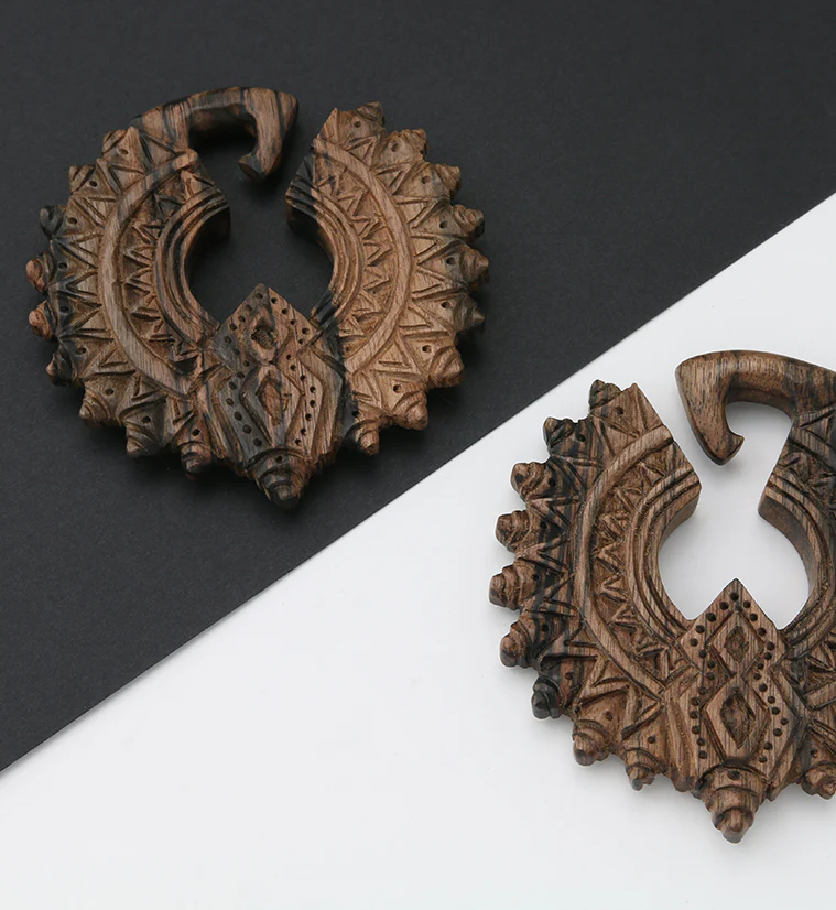 Midway Areng Wooden Ear Weights - Image 2