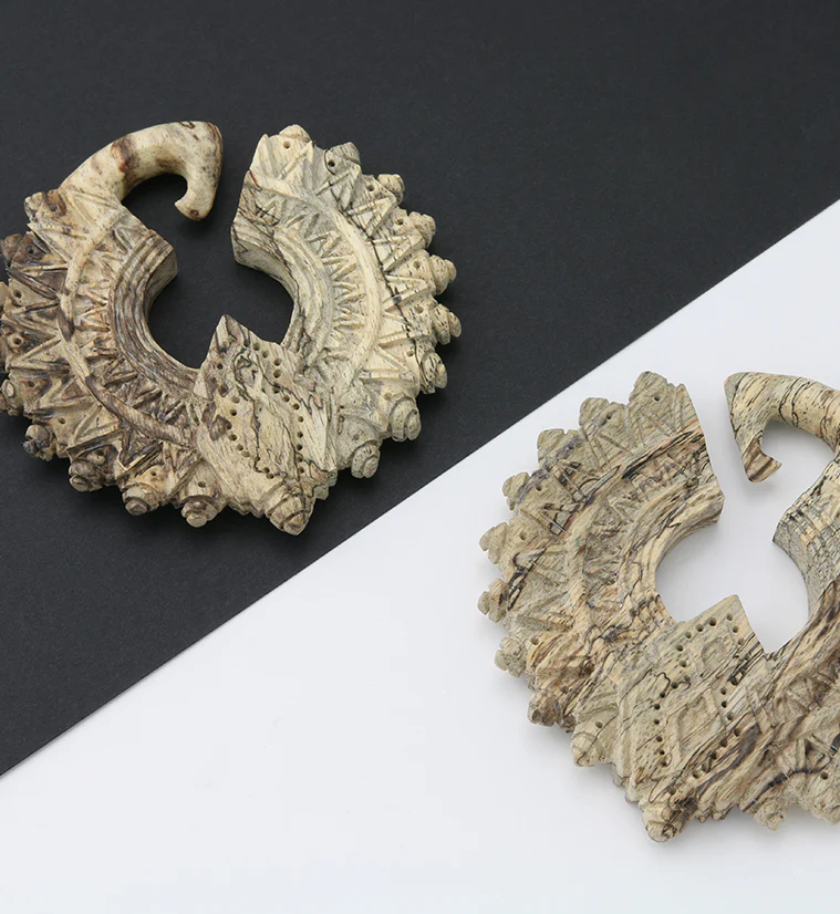Midway Tamarind Wooden Ear Weights - Image 2