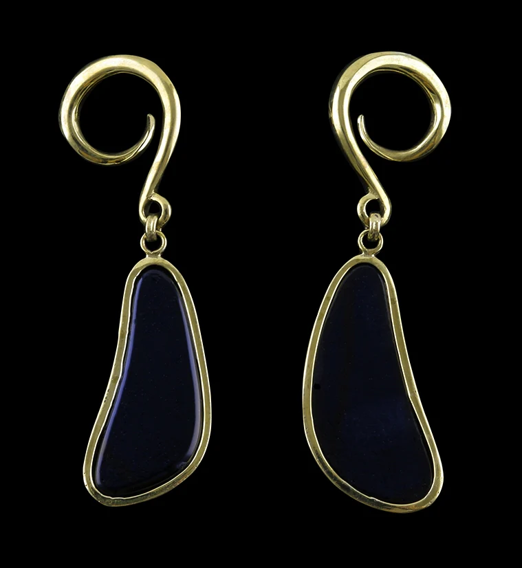 Mosaic Glass Hanging Ear Weights - Image 3