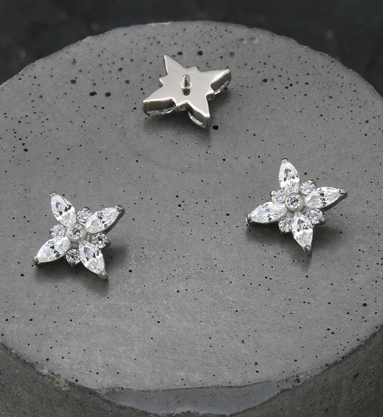 North Star CZ Internally Threaded Titanium Top - Image 2