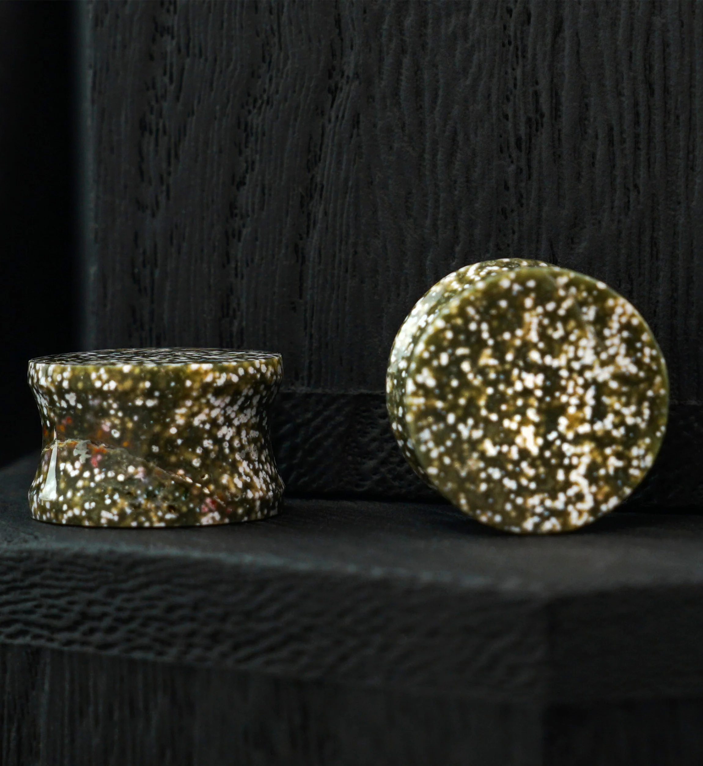 Ocean Jasper Stone Plugs 9/16" (14mm) Version 1