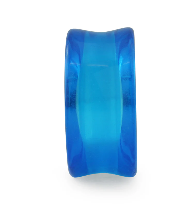Oceano Blue Glass Tunnel Plugs - Image 4